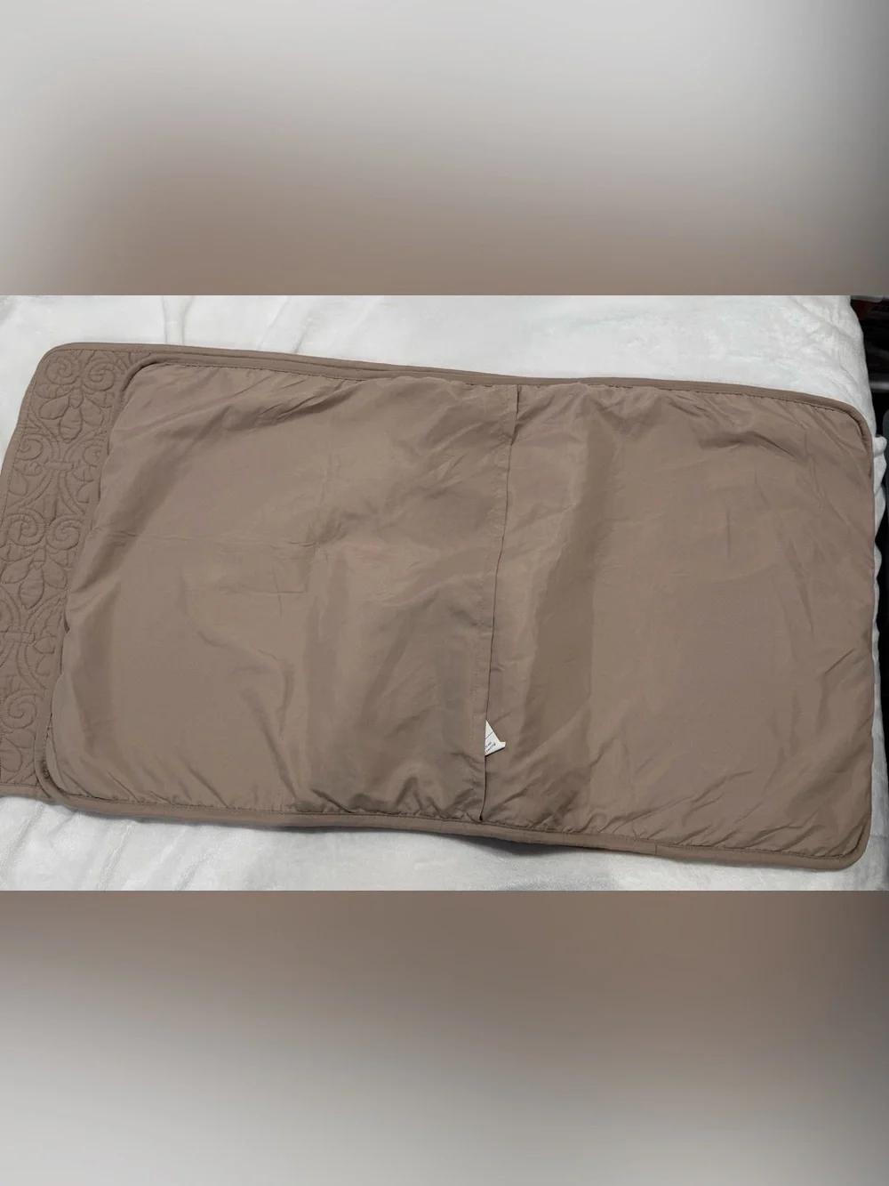Madison Park king Quilted Pillow Shams in khaki
